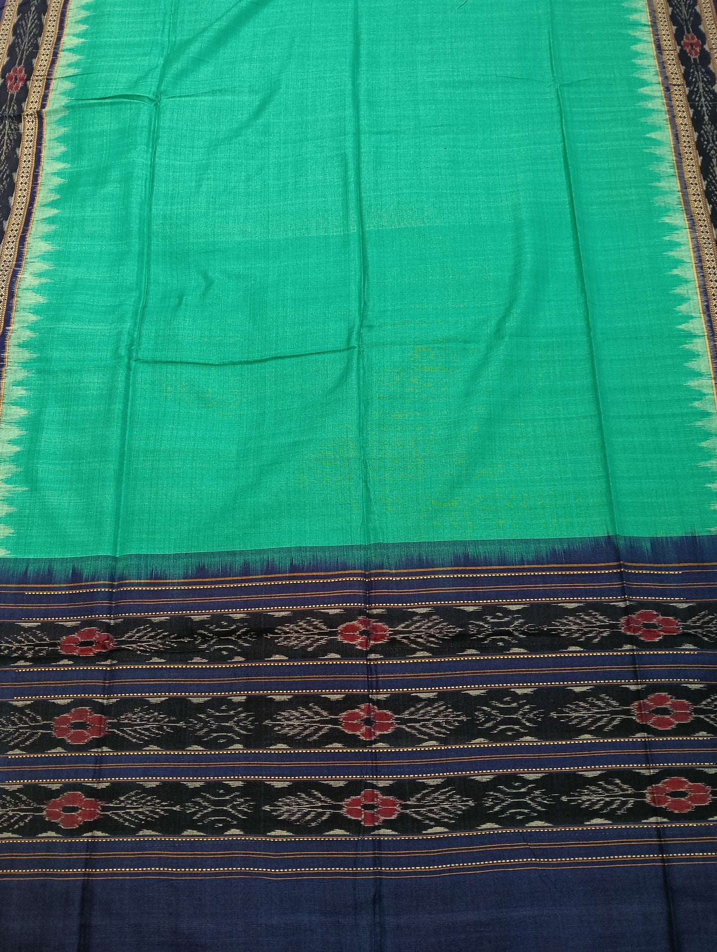 Blue sky sambalpuri dress material set - Tilottama