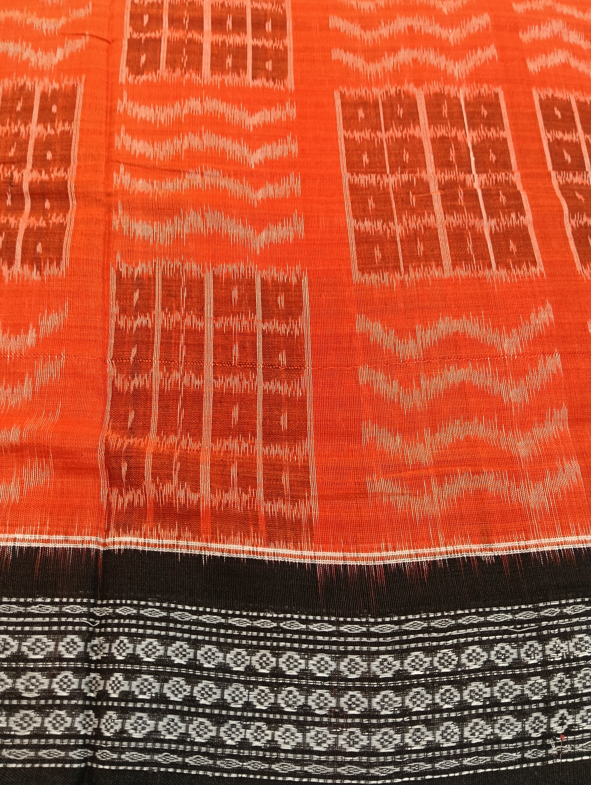 Cherry stone cotton sambalpuri saree(2924) - Tilottama